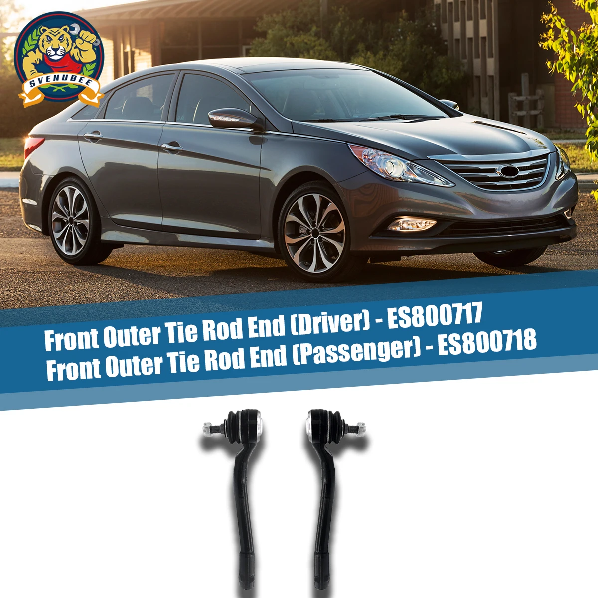 Svenubee пара передних внешних наконечников рулевой тяги для Hyundai Sonata Tucson Kia Sportage 2010 2011 2012 2013 2014 2015 2016
Svenubee пара передних внешних наконечников рулевой тяги для Hyundai Sonata Tucson Kia Sportage 2010 2011 2012 2013 2014 2015 2016