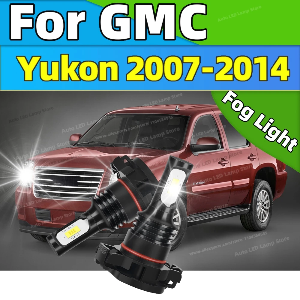 2Pcs High Quality 6000K LED Upgrade Front Fog Light Bulb Canbus Car Lamp For GMC Yukon 2007 2008 2009 2010 2011 2012 2013 2014
2Pcs High Quality 6000K LED Upgrade Front Fog Light Bulb Canbus Car Lamp For GMC Yukon 2007 2008 2009 2010 2011 2012 2013 2014