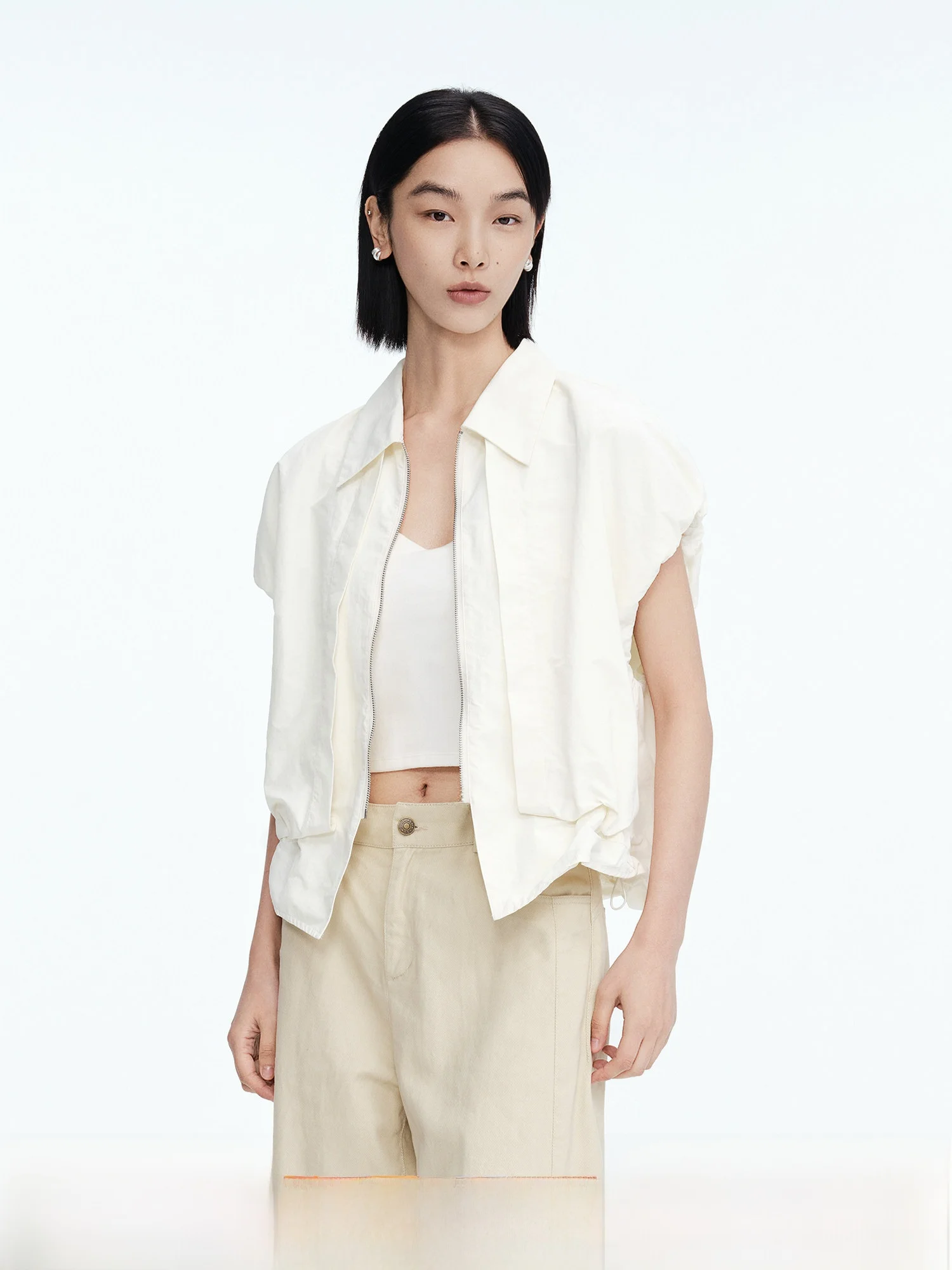 Fashionable Short Sleeveless Jacket Vest Women's Spring Summer New Style Casual Windbreaker Multi-Functional Cotton Blend Out...
Fashionable Short Sleeveless Jacket Vest Women's Spring Summer New Style Casual Windbreaker Multi-Functional Cotton Blend Out...