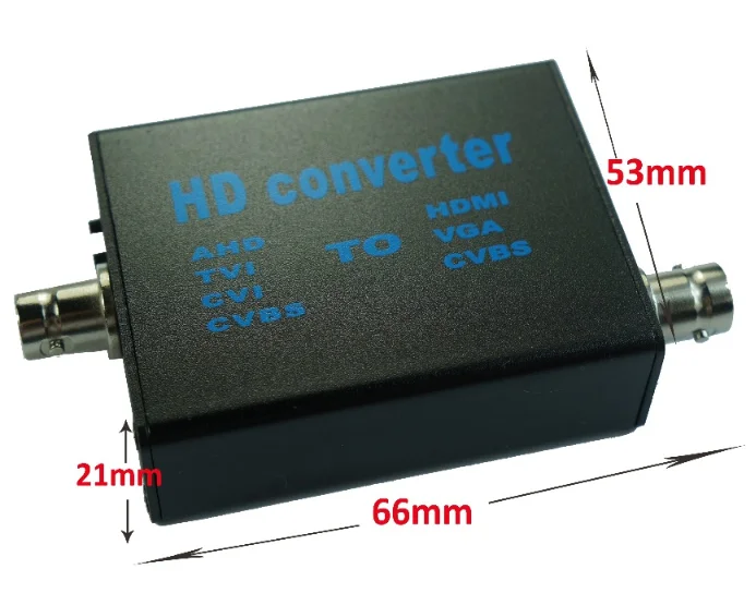 Analog signal Video Converter TVI AHD CVI to /VGA/CVBS Digital 4 in 1 TV Full HD 1080p for Security ing NTSC/PAL
Analog signal Video Converter TVI AHD CVI to /VGA/CVBS Digital 4 in 1 TV Full HD 1080p for Security ing NTSC/PAL