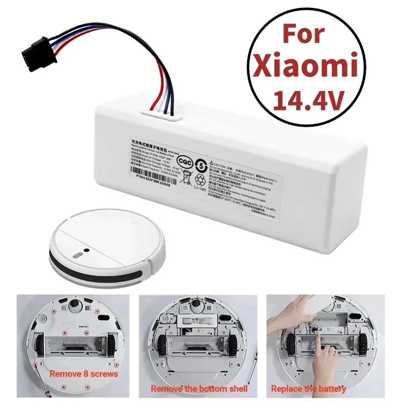 Аккумулятор для робота Xiaomi 1C P1904-4S1P-MM Mijia Mi STYTJ01ZHM, запасная батарея G1 для пылесоса, подметания, мытья
Аккумулятор для робота Xiaomi 1C P1904-4S1P-MM Mijia Mi STYTJ01ZHM, запасная батарея G1 для пылесоса, подметания, мытья