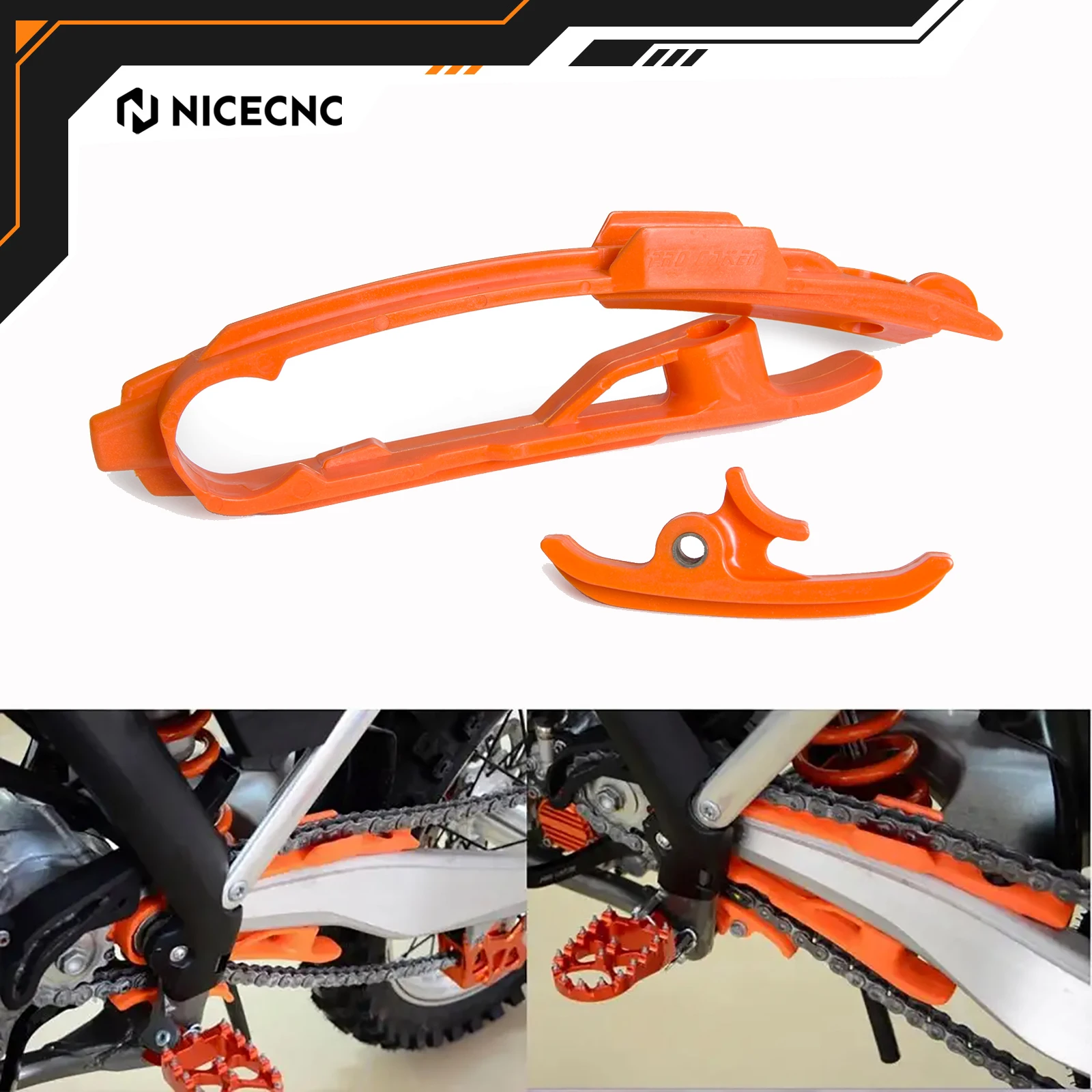 NICECNC For KTM SX 125 SX-F 450 SX-F 250 2012-2020 XC-F 350 XC 300 SMR 450 2012-2016 Chain Slider Guard Swingarm Slider Kits
NICECNC For KTM SX 125 SX-F 450 SX-F 250 2012-2020 XC-F 350 XC 300 SMR 450 2012-2016 Chain Slider Guard Swingarm Slider Kits