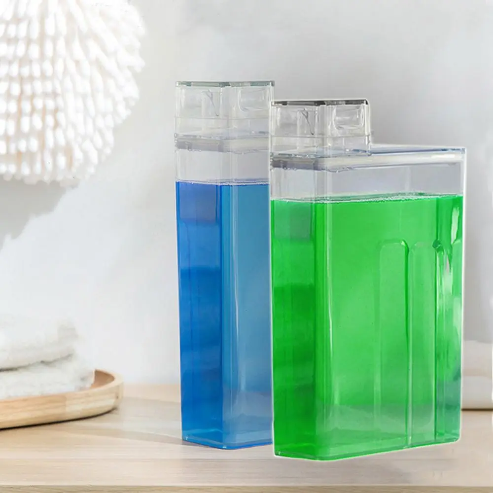Transparent Laundry Detergent Bottle Large Capacity Sealed Laundry Powder Container with Cap Refillable Softener Storage Bottle 
Transparent Laundry Detergent Bottle Large Capacity Sealed Laundry Powder Container with Cap Refillable Softener Storage Bottle