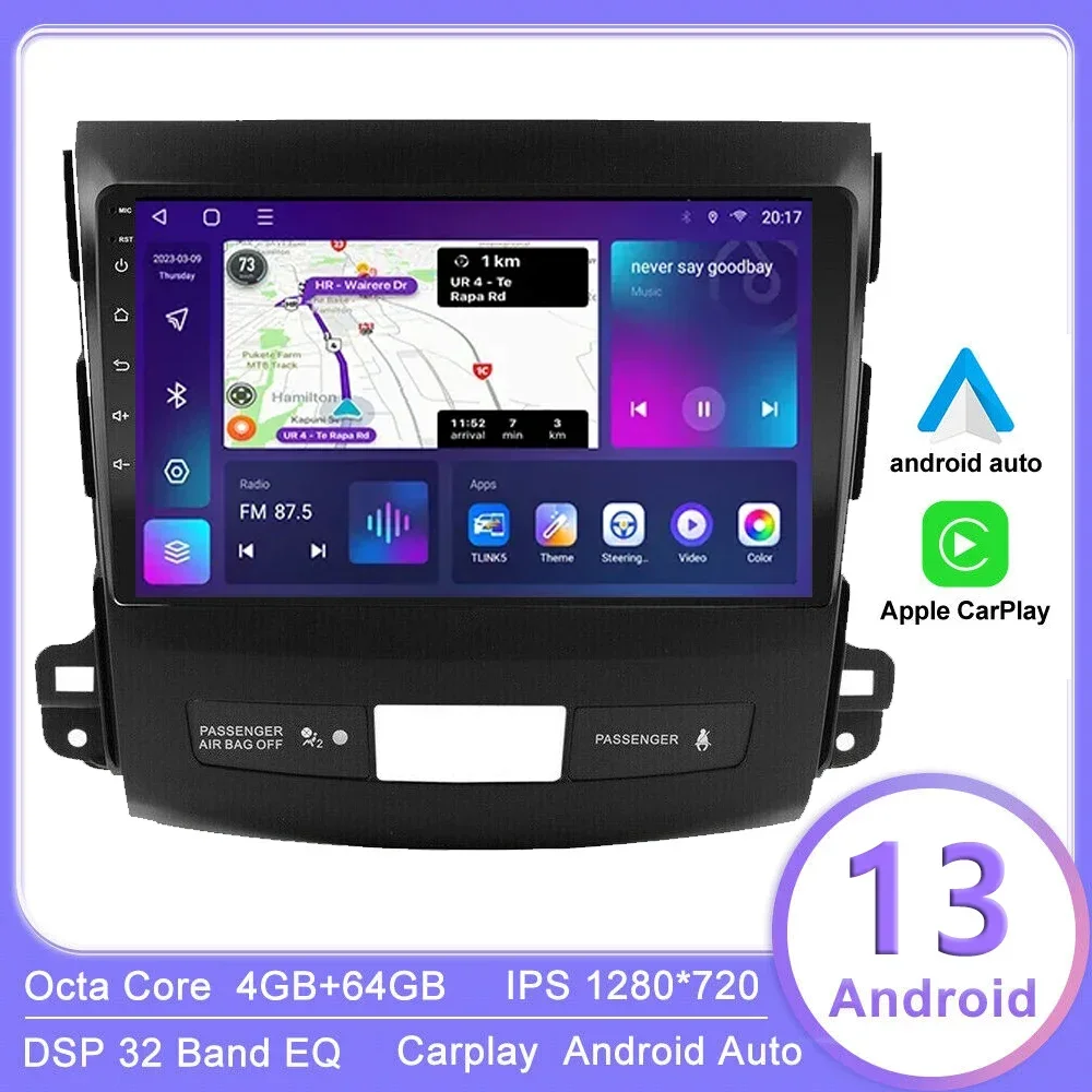 4G Carpaly Android13 6G + 128G автомобильный мультимедийный плеер автомобильный аудио автомобильный радиоприемник для Mitsubishi Outlander2005-2012 мультимедийный видеоплеер
4G Carpaly Android13 6G + 128G автомобильный мультимедийный плеер автомобильный аудио автомобильный радиоприемник для Mitsubishi Outlander2005-2012 мультимедийный видеоплеер