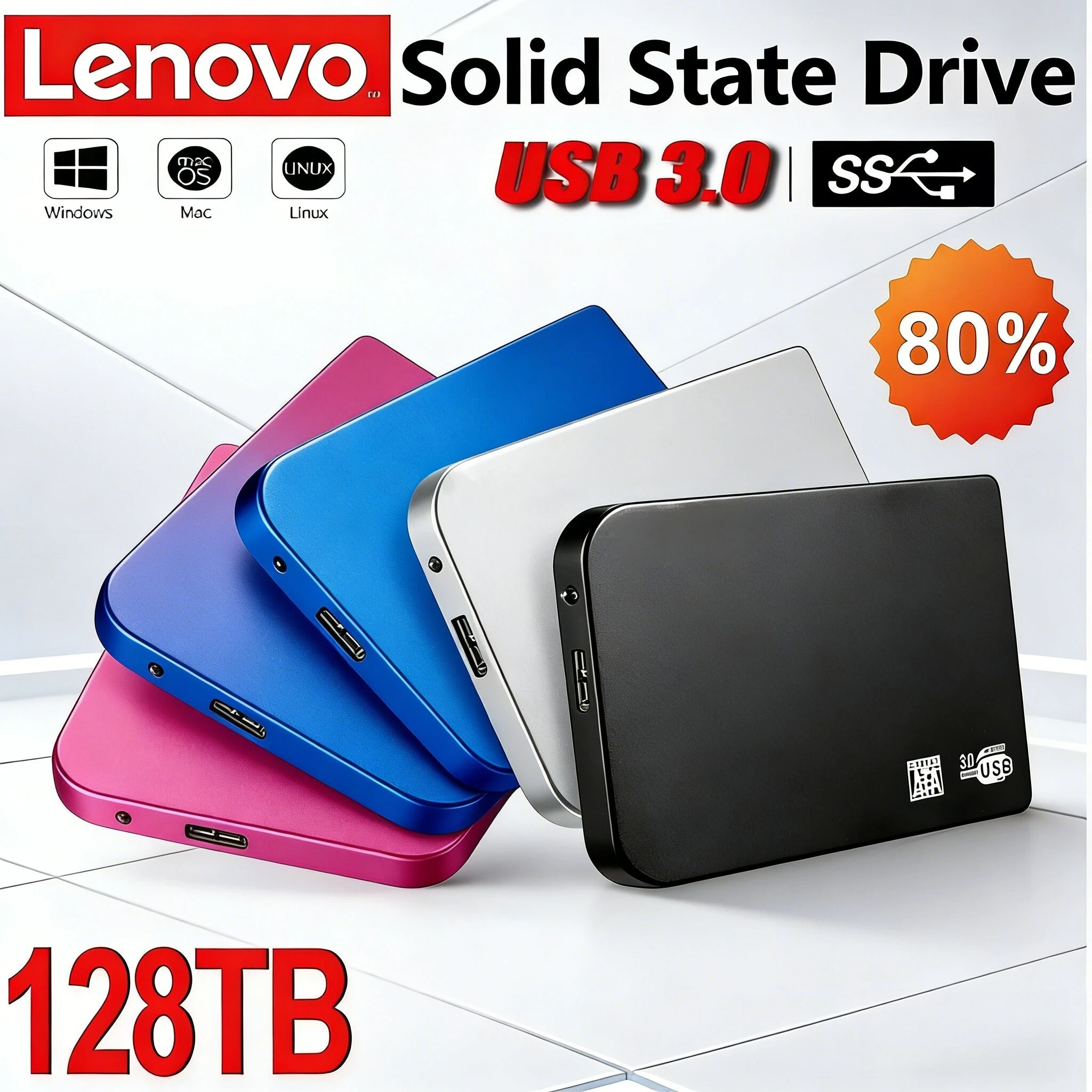 Внешний корпус для SSD-накопителя Lenovo High-speed SSD 64TB с интерфейсом USB 3.0, мобильный чехол для жесткого диска, внешний накопитель HDD с кабелем USB 3.0, ABS-пластик
Внешний корпус для SSD-накопителя Lenovo High-speed SSD 64TB с интерфейсом USB 3.0, мобильный чехол для жесткого диска, внешний накопитель HDD с кабелем USB 3.0, ABS-пластик