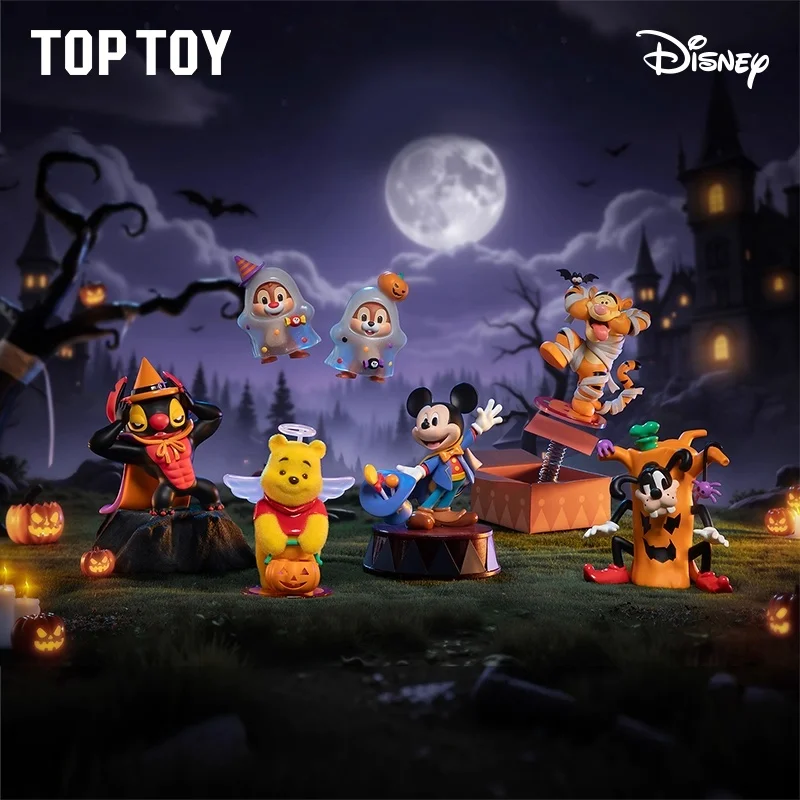 Новая серия Disney Halloween, слепая коробка, Микки Стич, милые украшения для рабочего стола, подарки на Хэллоуин, модные игрушки, коллекционные предметы 
Новая серия Disney Halloween, слепая коробка, Микки Стич, милые украшения для рабочего стола, подарки на Хэллоуин, модные игрушки, коллекционные предметы