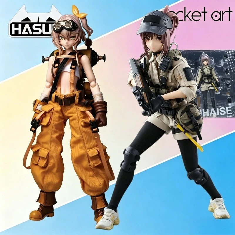 HASUKI Pocket Art 1/12 Mecha Girl Collectible Anime Action Figure Assembly Model Toys Movable Joints Gift for Boys & Collectors
HASUKI Pocket Art 1/12 Mecha Girl Collectible Anime Action Figure Assembly Model Toys Movable Joints Gift for Boys & Collectors