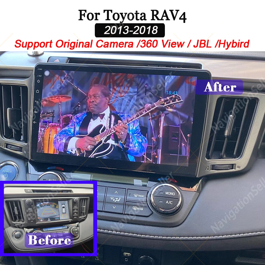 Android 13 Auto Radio For Toyota RAV4 RAV 4 2013-2018 DSP Carplay GPS Navigation Multimedia Video Player Stereo DSP Backup Camer
Android 13 Auto Radio For Toyota RAV4 RAV 4 2013-2018 DSP Carplay GPS Navigation Multimedia Video Player Stereo DSP Backup Camer