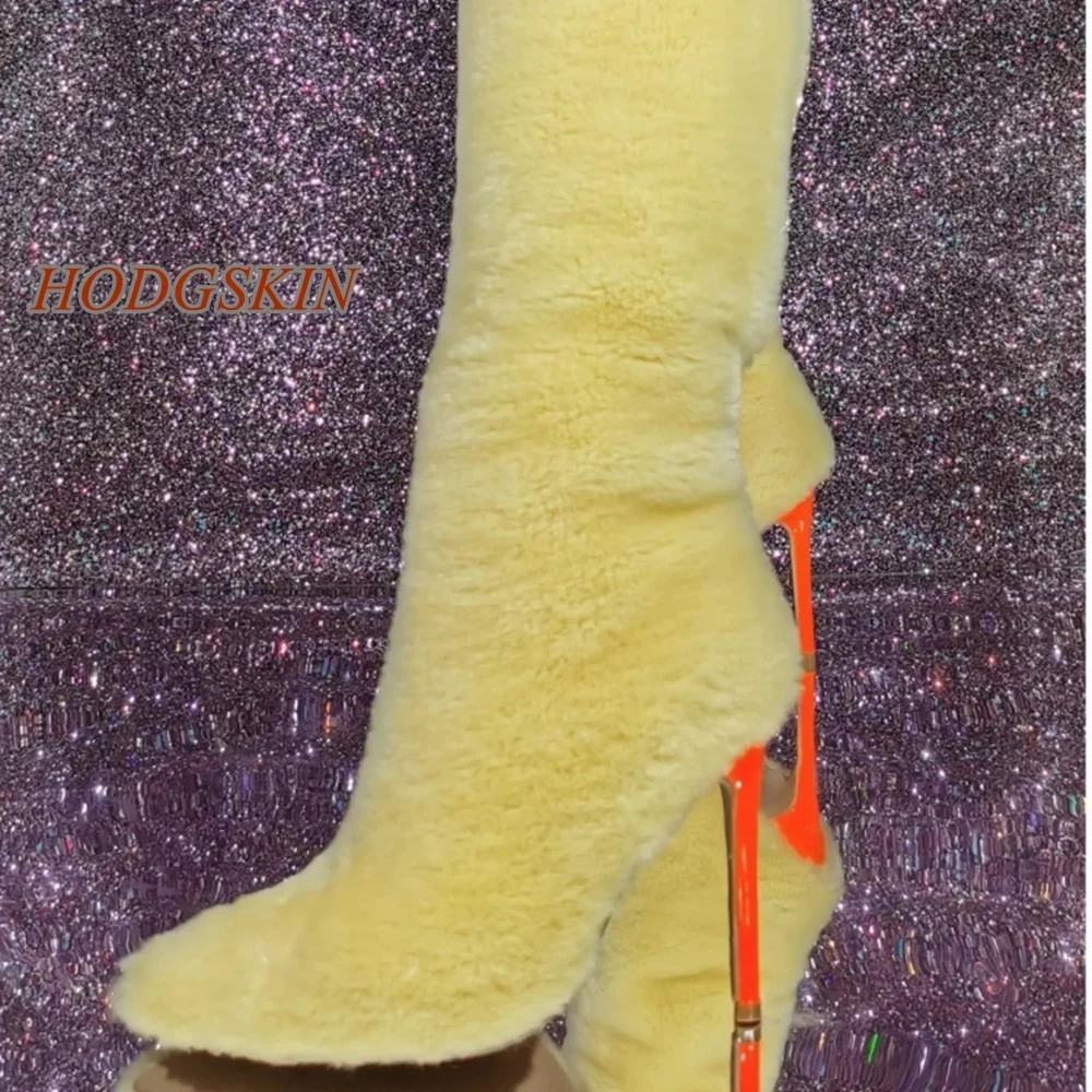 Patchwork Pointed Toe Side Zipper Pumps Knee High Orange Thin High Heel Women Pumps 2025 Newest Fashion Runway Casual Boots
Patchwork Pointed Toe Side Zipper Pumps Knee High Orange Thin High Heel Women Pumps 2025 Newest Fashion Runway Casual Boots