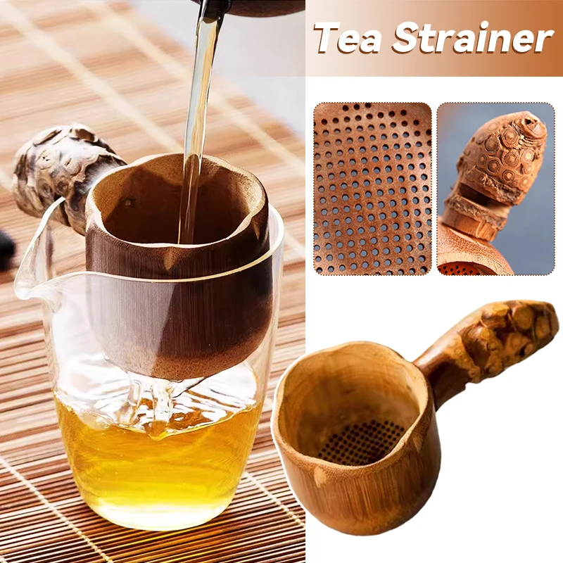 Natural Bamboo Tea Strainer Infuser Filter 1Pc Sieve for Loose Leaf Tea Brewing Drinkware Accessories Kitchen Gadget
Natural Bamboo Tea Strainer Infuser Filter 1Pc Sieve for Loose Leaf Tea Brewing Drinkware Accessories Kitchen Gadget