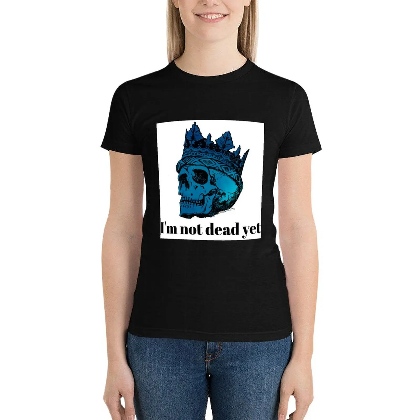 I'm not dead yet T-Shirt summer clothes plus size tops anime clothes summer tops t-shirts for Women loose fit
I'm not dead yet T-Shirt summer clothes plus size tops anime clothes summer tops t-shirts for Women loose fit