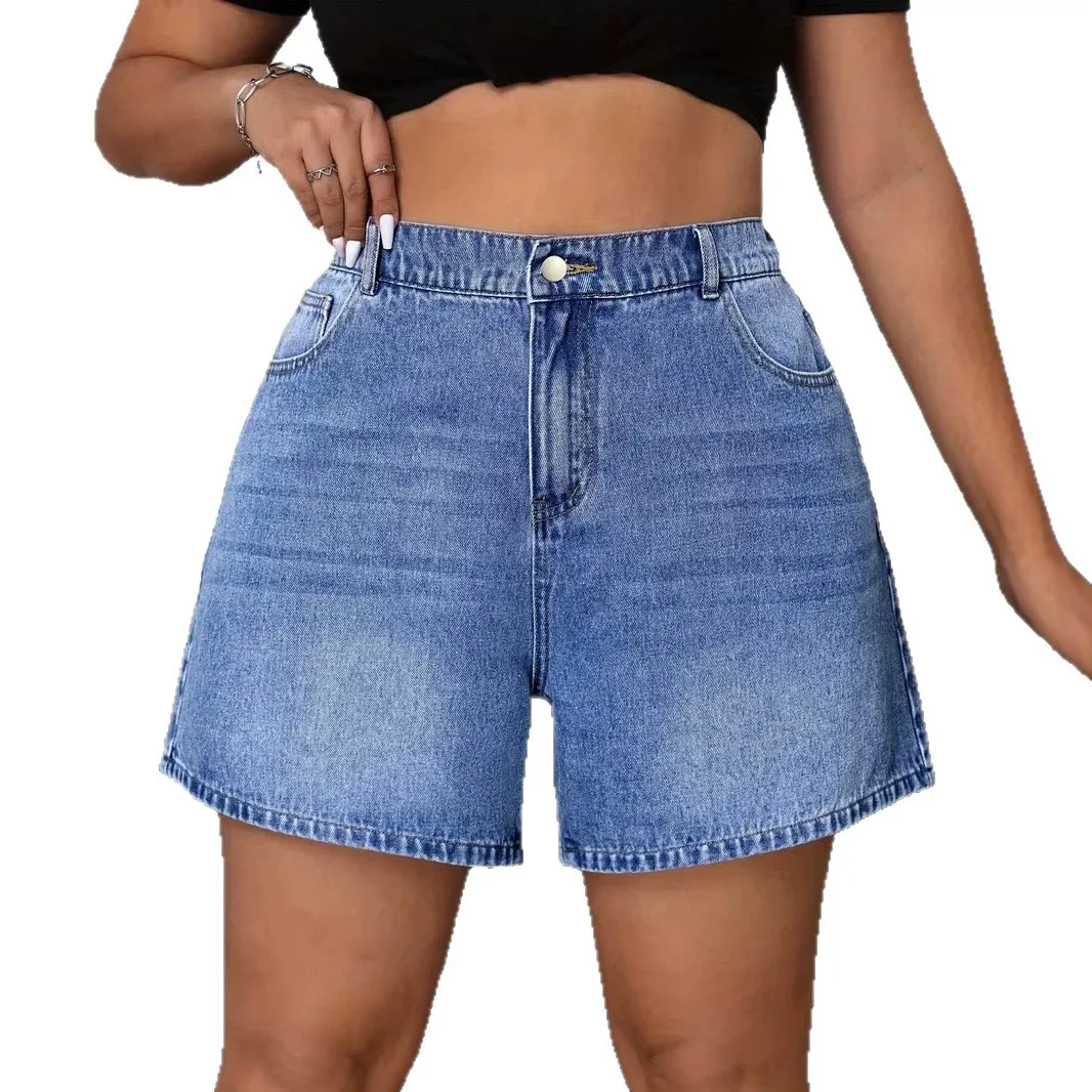 plus Size High Waist Elastic Denim Shorts Casual Fashion Slimming Cross-Border Women's Jeans Summer Season Loose Fit Jeans
plus Size High Waist Elastic Denim Shorts Casual Fashion Slimming Cross-Border Women's Jeans Summer Season Loose Fit Jeans
