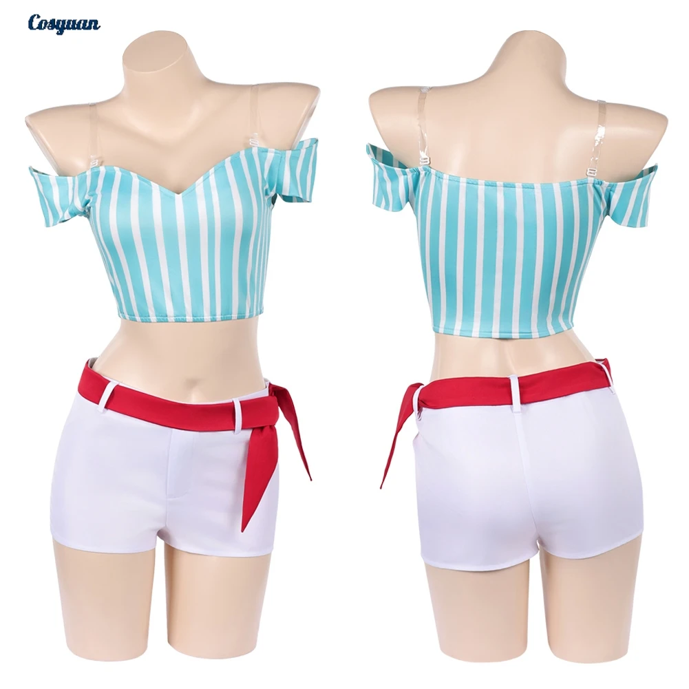 Anime Pirate Cosplay Nami Top Pants Clothing Women Adult Party Disguise Roleplay Female Halloween Costume Carnival Outfits Suits
Anime Pirate Cosplay Nami Top Pants Clothing Women Adult Party Disguise Roleplay Female Halloween Costume Carnival Outfits Suits