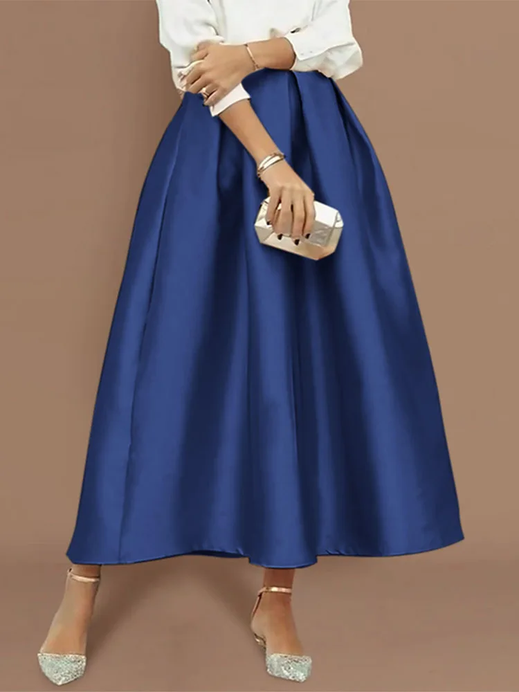 ZANZEA 2025 Fashion Women Casual Loose Solid Party Jupes Elegant Satin Skirts High Elastic Waist Pleating Evening Maxi Faldas
ZANZEA 2025 Fashion Women Casual Loose Solid Party Jupes Elegant Satin Skirts High Elastic Waist Pleating Evening Maxi Faldas