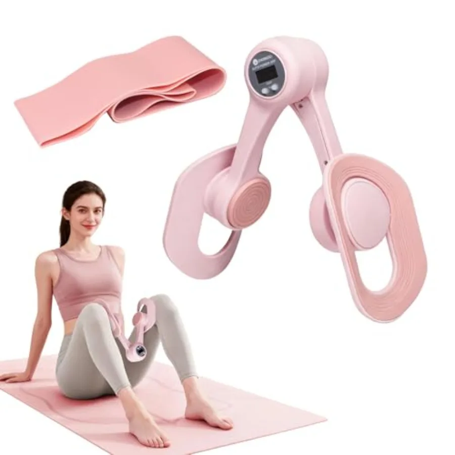 Thigh Trainer, 360°Adjustable Pelvic Floor Exercise Device with Auto-Counter Display, Inner Thigh Exerciser with 25-35 LB Resis
Thigh Trainer, 360°Adjustable Pelvic Floor Exercise Device with Auto-Counter Display, Inner Thigh Exerciser with 25-35 LB Resis