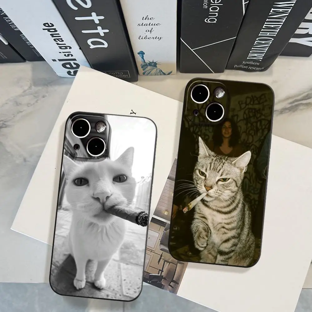 Stylish Cat Smoking Pattern Black Phone Case For iPhone 17 Air 16 15 14 Plus 13 12 11 Pro Max 16e Shockproof HD Clear Back Cover
Stylish Cat Smoking Pattern Black Phone Case For iPhone 17 Air 16 15 14 Plus 13 12 11 Pro Max 16e Shockproof HD Clear Back Cover