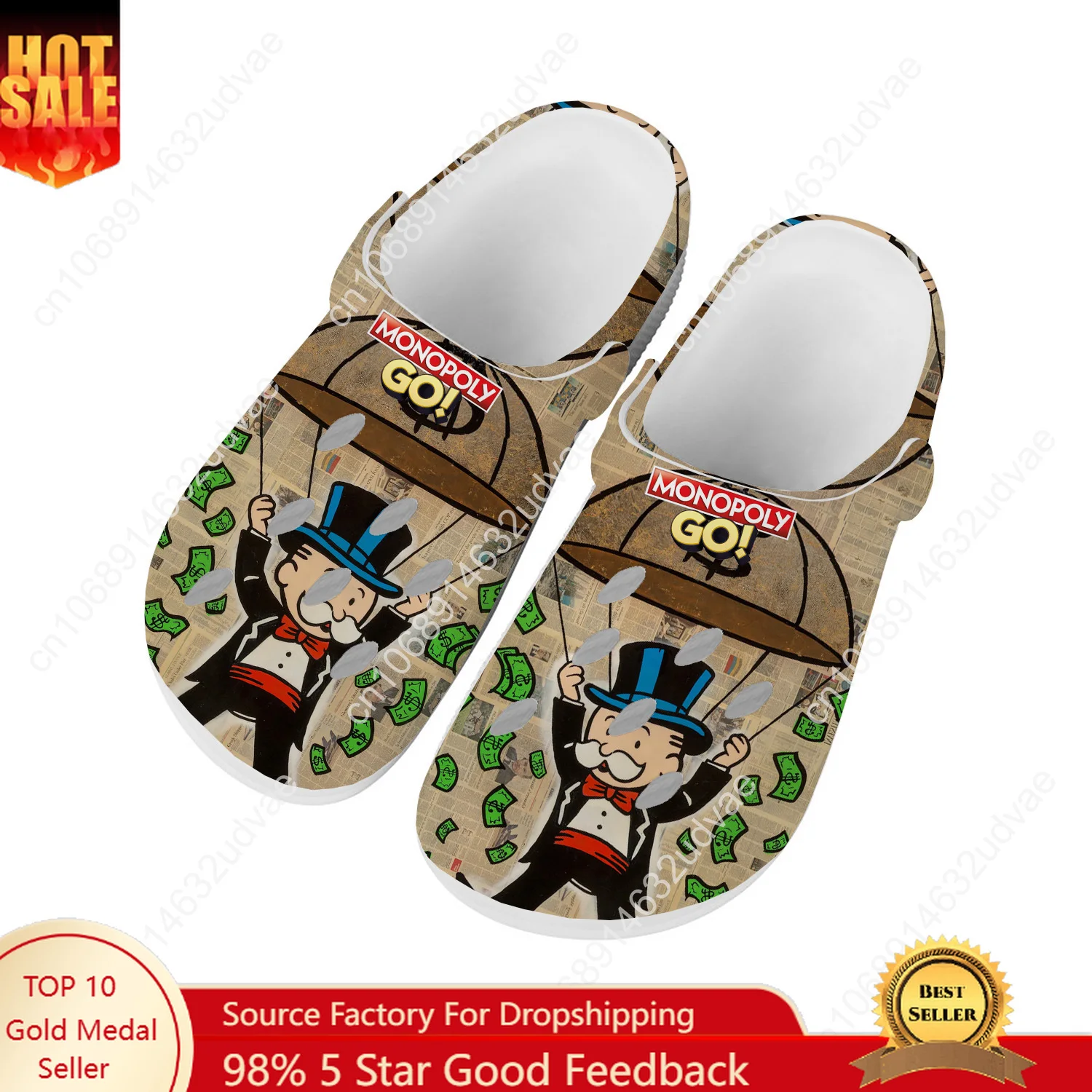 M-MONOPOLY G-GO Water Shoes Men Women Teenager High Quality Home Garden Clogs Custom Sandals Beach Breathable Hole Slippers 
M-MONOPOLY G-GO Water Shoes Men Women Teenager High Quality Home Garden Clogs Custom Sandals Beach Breathable Hole Slippers