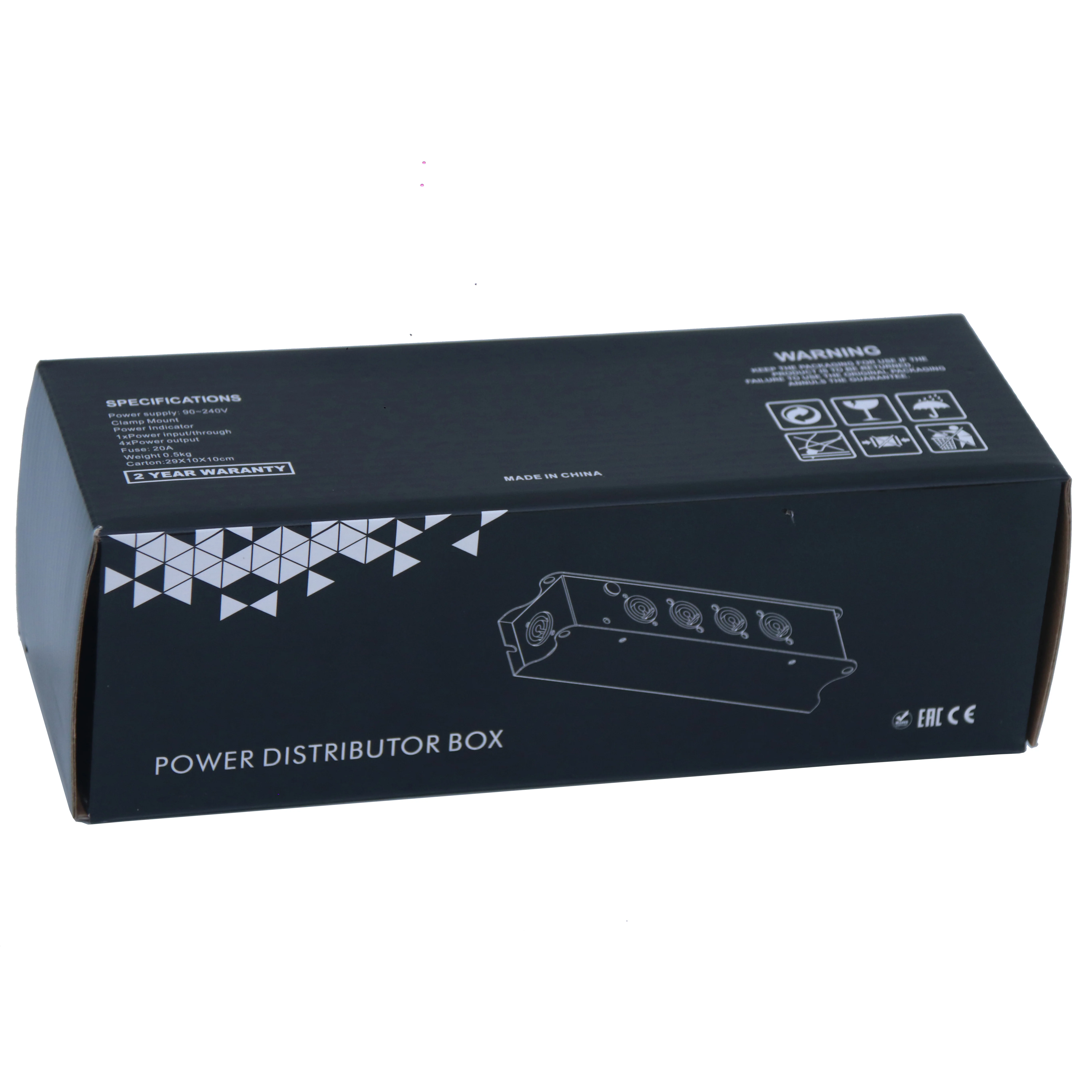 Powercon Box 5 Output Power Distributor Box Powercon in and Out
Powercon Box 5 Output Power Distributor Box Powercon in and Out