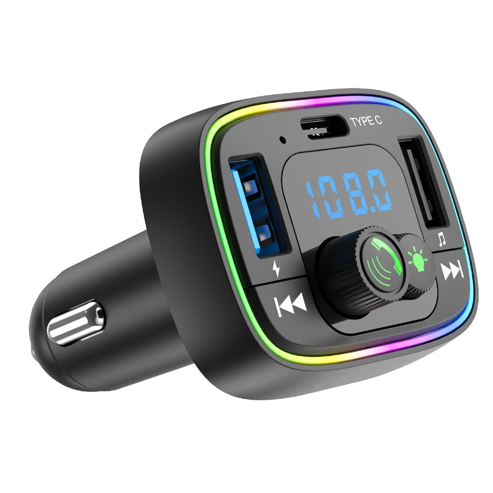 Car FM Transmitter Bluetooth-compatible Hands-free Calling Lossless Music Player Dual USB Charger Car Kit
Car FM Transmitter Bluetooth-compatible Hands-free Calling Lossless Music Player Dual USB Charger Car Kit