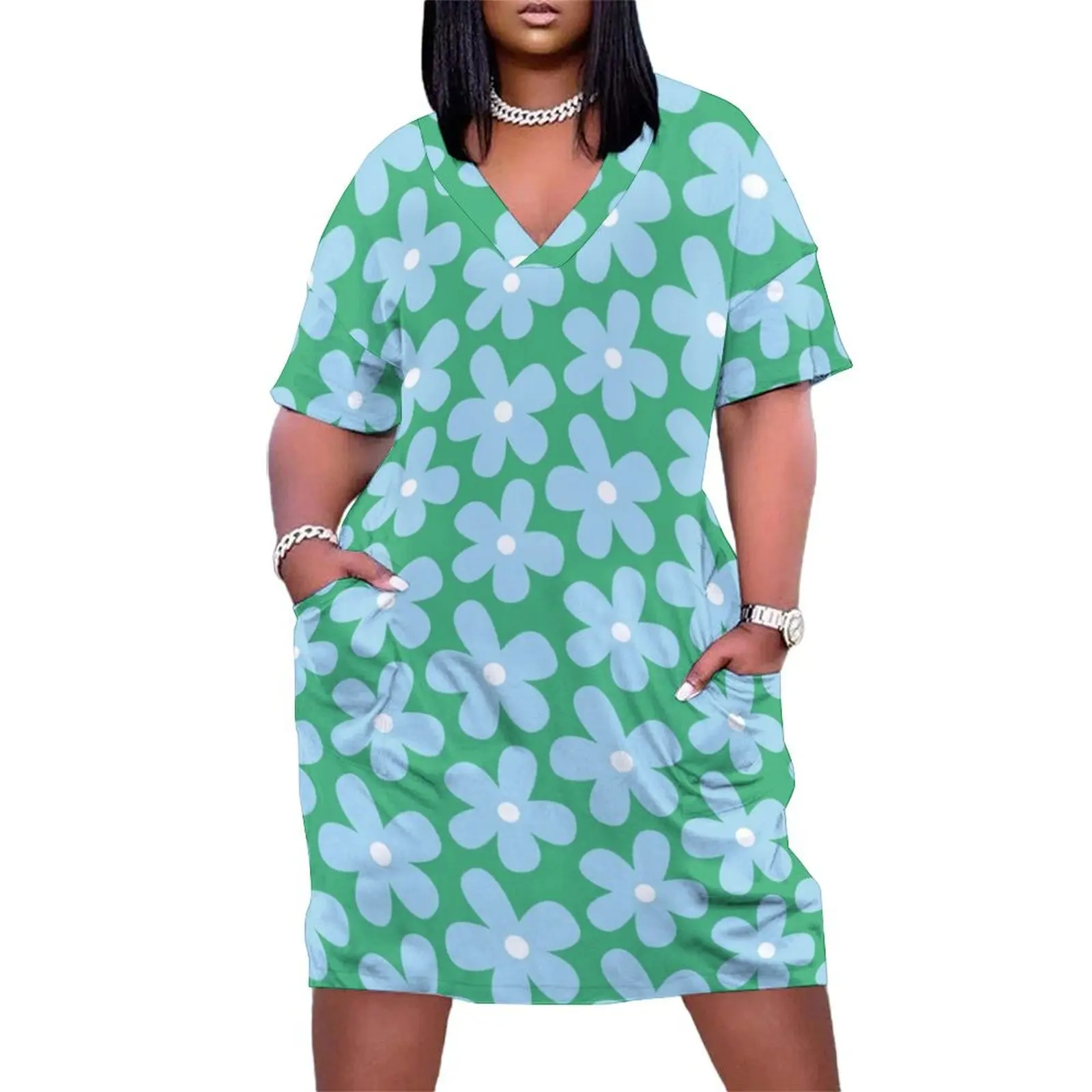 Ursula Light Blue Loose Pocket Dress Women's summer dress women's fashion dresses
Ursula Light Blue Loose Pocket Dress Women's summer dress women's fashion dresses