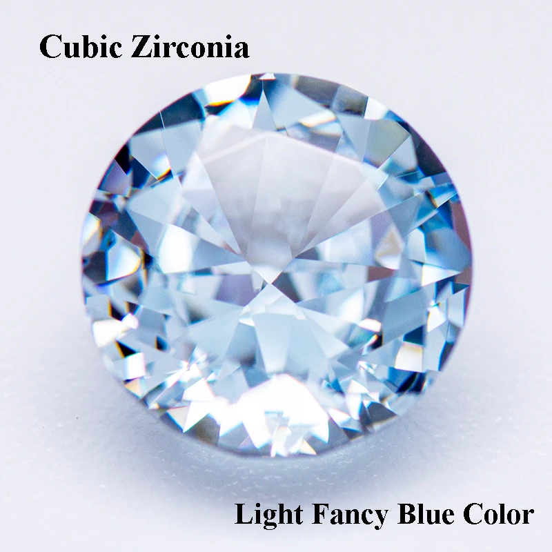 Cubic Zirconia Crushed Ice Cut Light Fancy Blue Color Round Shape Charms Beads for Jewelry Making Rings Materials No Certificate
Cubic Zirconia Crushed Ice Cut Light Fancy Blue Color Round Shape Charms Beads for Jewelry Making Rings Materials No Certificate