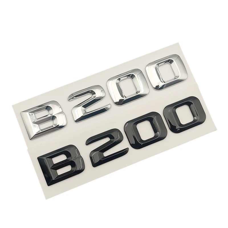 3D ABS Black Chrome Logo B200 Letters Car Trunk Badge Decal 4MATIC Emblem For Mercedes Benz W246 W245 B200 Sticker Accessories
3D ABS Black Chrome Logo B200 Letters Car Trunk Badge Decal 4MATIC Emblem For Mercedes Benz W246 W245 B200 Sticker Accessories