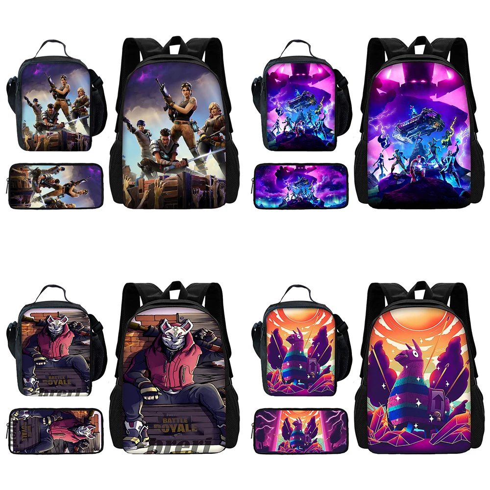 Game F-fortnites Child School Backpack with Lunch Bags ,Pencil Bags ,School Bags for Boys Girls Best Gift
Game F-fortnites Child School Backpack with Lunch Bags ,Pencil Bags ,School Bags for Boys Girls Best Gift