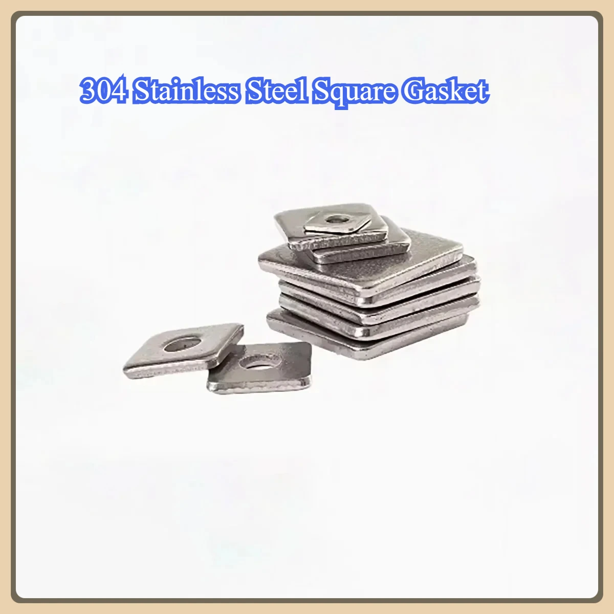 304 Stainless Steel Square Gasket/Square Flat Gasket/Square Metal Washer M3M4M5M6M8M10mm
304 Stainless Steel Square Gasket/Square Flat Gasket/Square Metal Washer M3M4M5M6M8M10mm