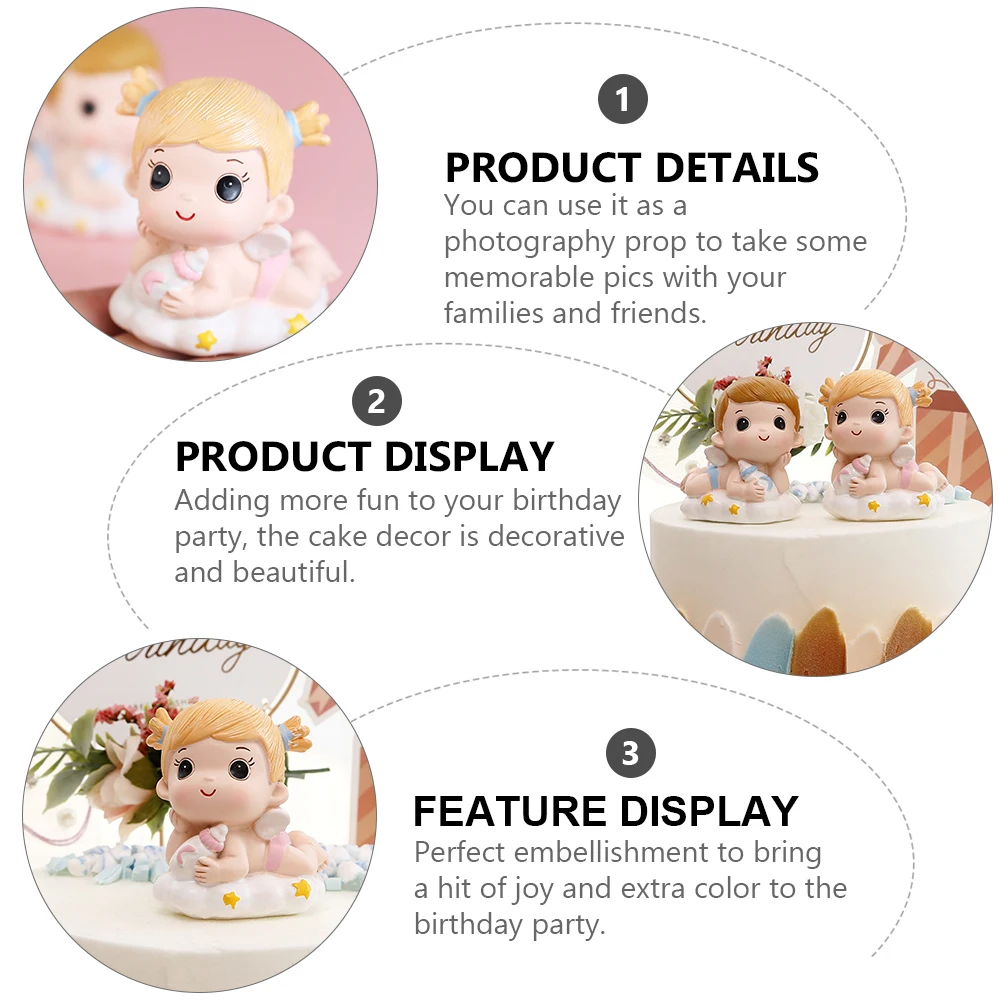 2 Pcs Princess Ornament Cake Decoration for Birthday Parties Baby Decorations Adornment Resin Girls Cute
2 Pcs Princess Ornament Cake Decoration for Birthday Parties Baby Decorations Adornment Resin Girls Cute