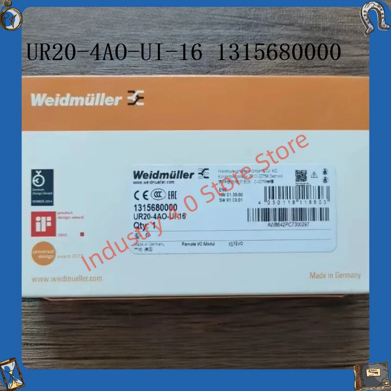 UR20-4AO-UI-16 1315680000 Module 100% NEW
UR20-4AO-UI-16 1315680000 Module 100% NEW