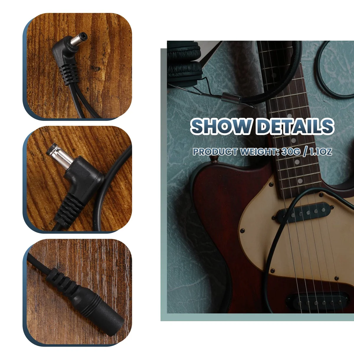 NEW Electrode Daisy Chain Harness Cable Copper Wire for Guitar Effects Power Supply Adapter Splitter black
NEW Electrode Daisy Chain Harness Cable Copper Wire for Guitar Effects Power Supply Adapter Splitter black