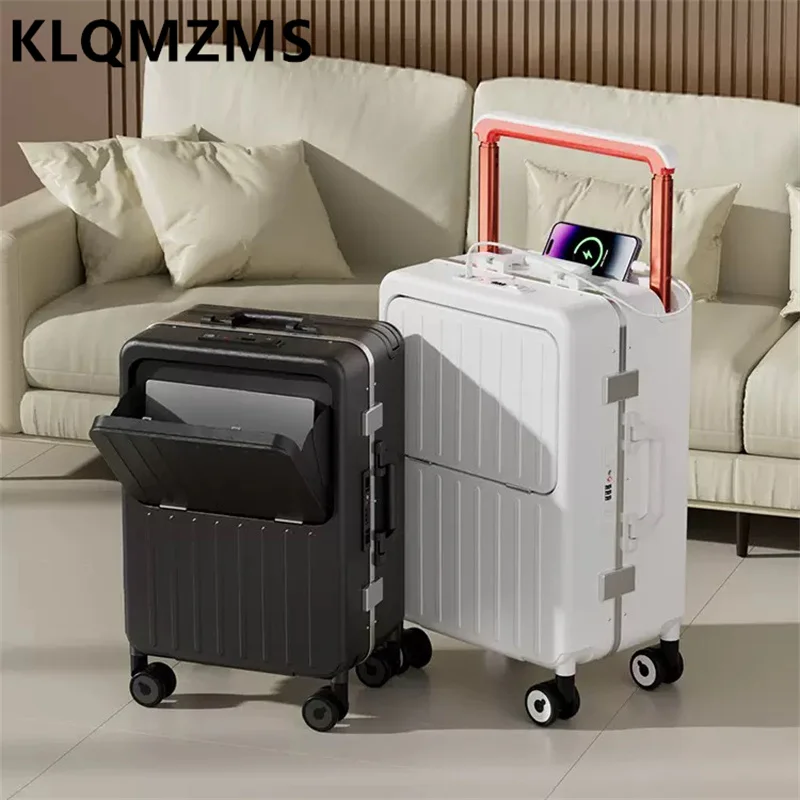 KLQDZMS 20"24 Inch Front Opening Laptop Computer Suitcases With USB Charging Multifunctional Aluminum Frame Luggage Compartment
KLQDZMS 20"24 Inch Front Opening Laptop Computer Suitcases With USB Charging Multifunctional Aluminum Frame Luggage Compartment