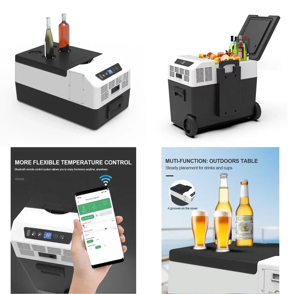 HEYRV 12V/24V 15L Smart Move Car Refrigerator APP Control Low Noise With LED Light Portable Camping Caravan Car Mini Fridge
HEYRV 12V/24V 15L Smart Move Car Refrigerator APP Control Low Noise With LED Light Portable Camping Caravan Car Mini Fridge