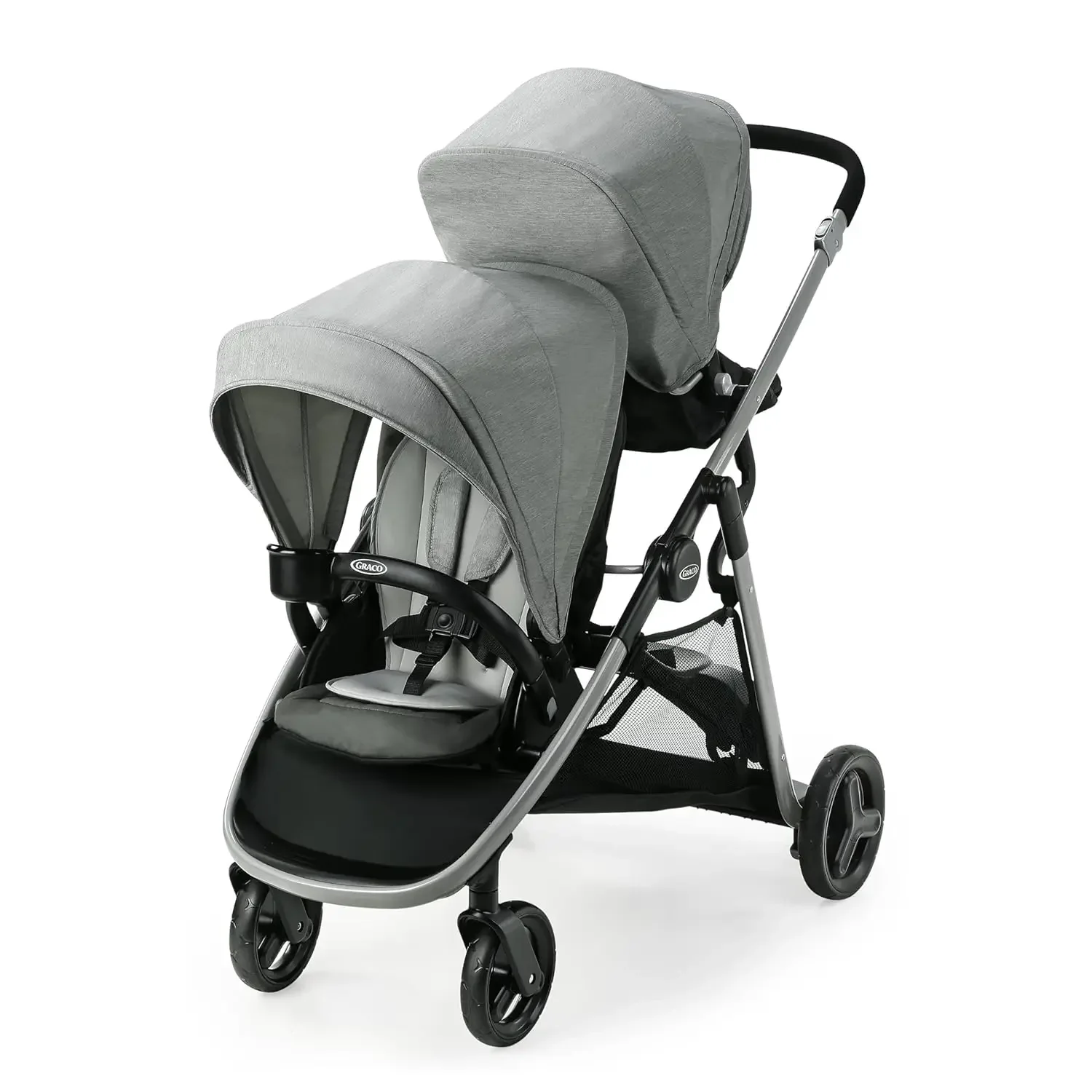 Graco Ready2Grow LX 2 0 Double Stroller with Bench Seat and Standing Platform for Twins or Siblings Clark
Graco Ready2Grow LX 2 0 Double Stroller with Bench Seat and Standing Platform for Twins or Siblings Clark