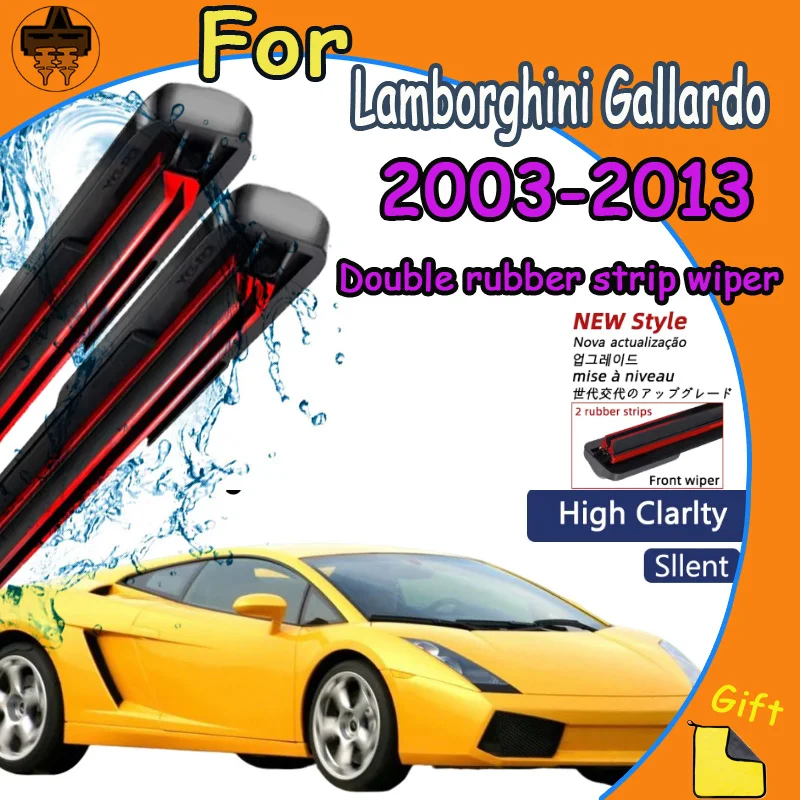 Front Windshield Wiper Blades 2pcs Windscreen Window Accessories For Lamborghini Gallardo 2003-2013
Front Windshield Wiper Blades 2pcs Windscreen Window Accessories For Lamborghini Gallardo 2003-2013