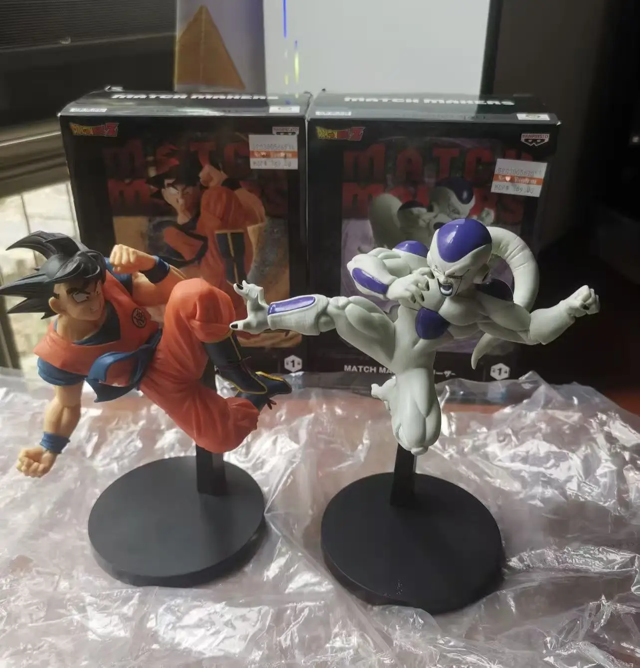 В наличии: Оригинальная фигурка Bandai MATCH MAKERS Dragon Ball Z Battle Son Goku Frieza, модель персонажа аниме, украшение, абсолютно новая, в коробке.
В наличии: Оригинальная фигурка Bandai MATCH MAKERS Dragon Ball Z Battle Son Goku Frieza, модель персонажа аниме, украшение, абсолютно новая, в коробке.