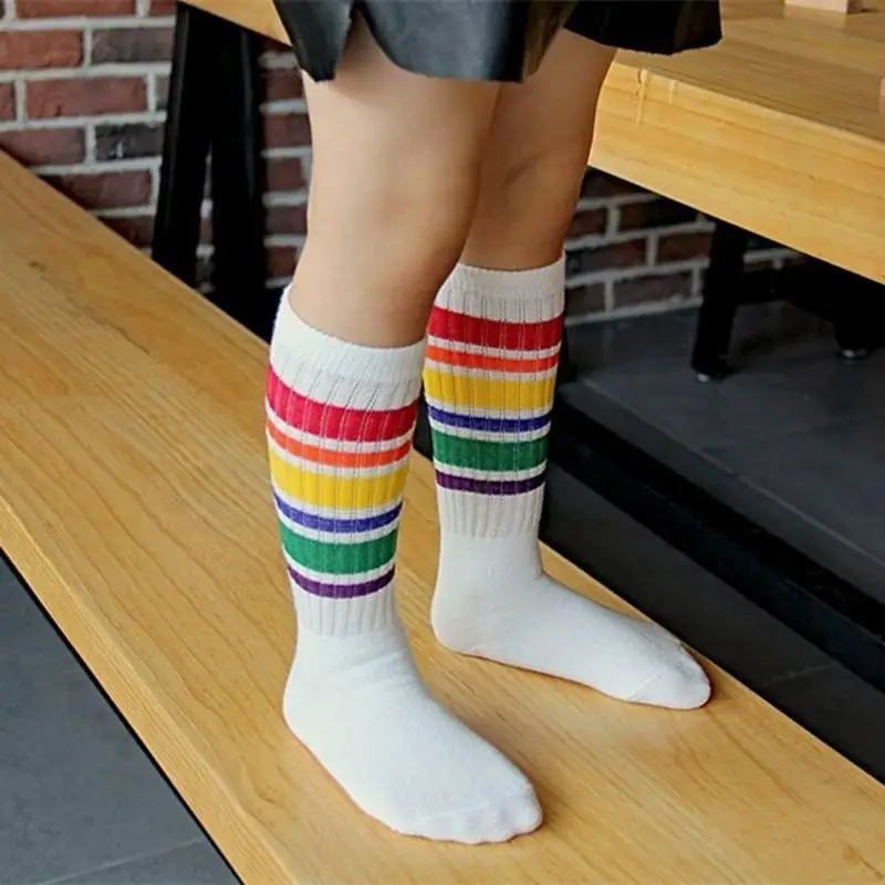 Kids Knee High Stripe Cotton Socks Girls Boys Football Sports School White Socks Skate Children Baby Long Tube Leg Warm
Kids Knee High Stripe Cotton Socks Girls Boys Football Sports School White Socks Skate Children Baby Long Tube Leg Warm