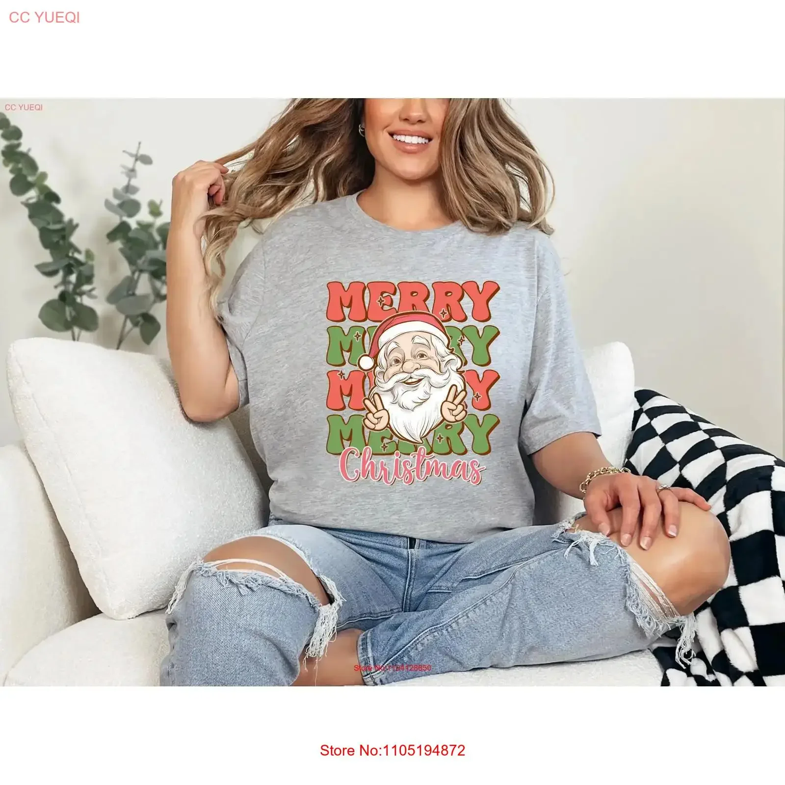 Merry Christmas T Shirt Family vintage Washed Comfortable Breathable Versatile Top For Everyday Wear Stylish Unisex homme
Merry Christmas T Shirt Family vintage Washed Comfortable Breathable Versatile Top For Everyday Wear Stylish Unisex homme
