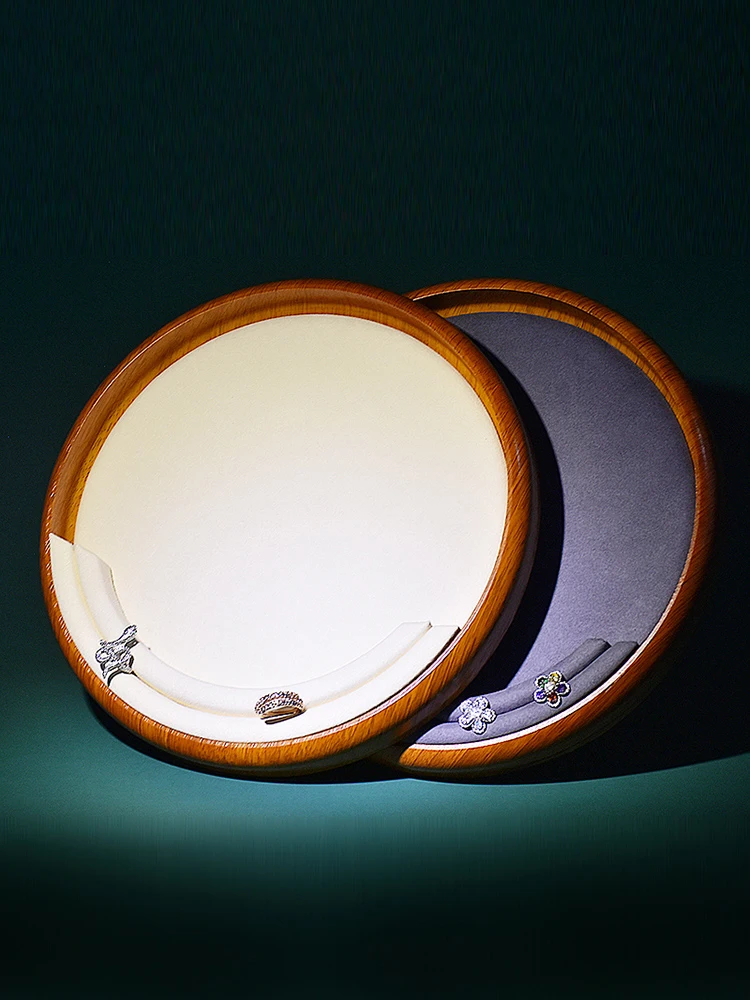 Round Shape Bedroom Jewelry Storage Solid Wood Material Light Luxury Style Living Room Decoration Ring Diamond Display Tray
Round Shape Bedroom Jewelry Storage Solid Wood Material Light Luxury Style Living Room Decoration Ring Diamond Display Tray