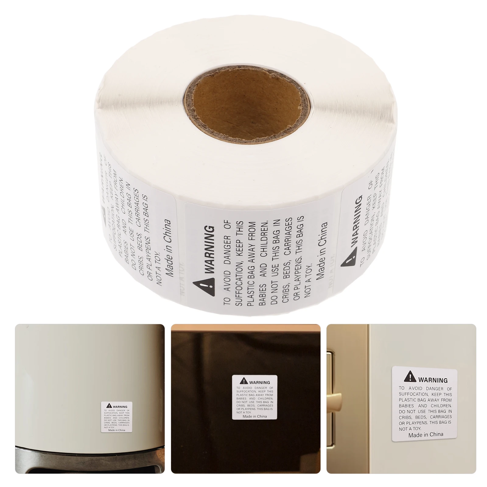 1 Roll Warning Sticker Self Adhesive Packaging Label Safety Notice Choking Suffocation Alert Copper Material
1 Roll Warning Sticker Self Adhesive Packaging Label Safety Notice Choking Suffocation Alert Copper Material