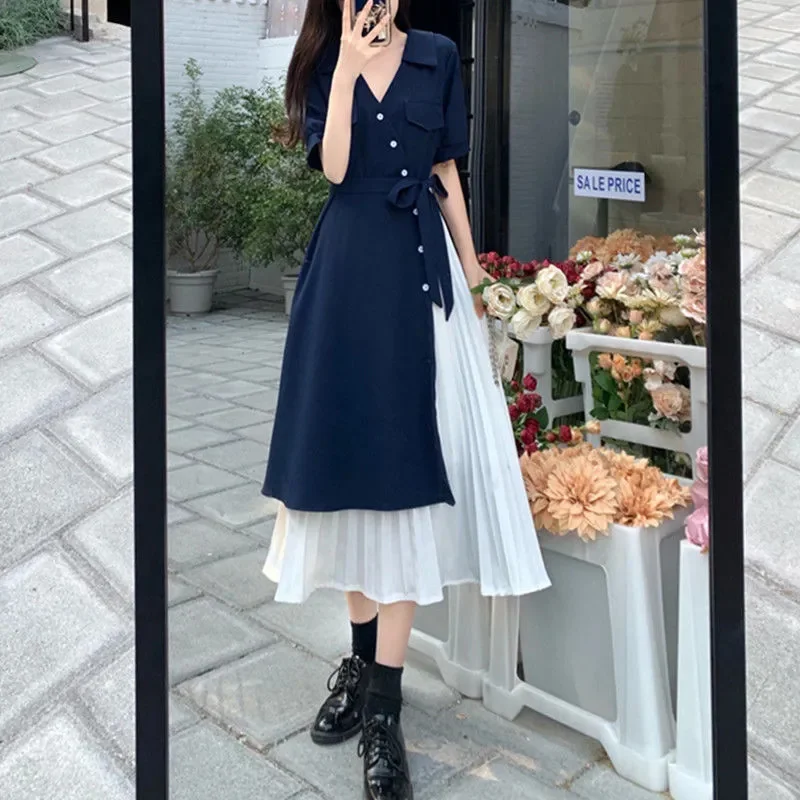 Women Dress 2025 Summer New Female Vintage French V-neck Long Dresses Elegant Waist Cinching Irregular Dress Mujer Vestidos
Women Dress 2025 Summer New Female Vintage French V-neck Long Dresses Elegant Waist Cinching Irregular Dress Mujer Vestidos