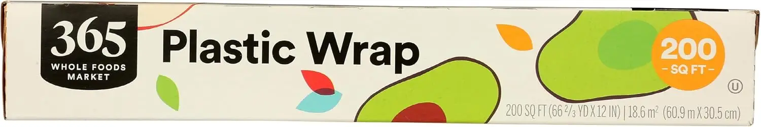 Premium Plastic Wrap, 200 Sq Ft Roll, BPA-Free, Microwave-Safe
Premium Plastic Wrap, 200 Sq Ft Roll, BPA-Free, Microwave-Safe