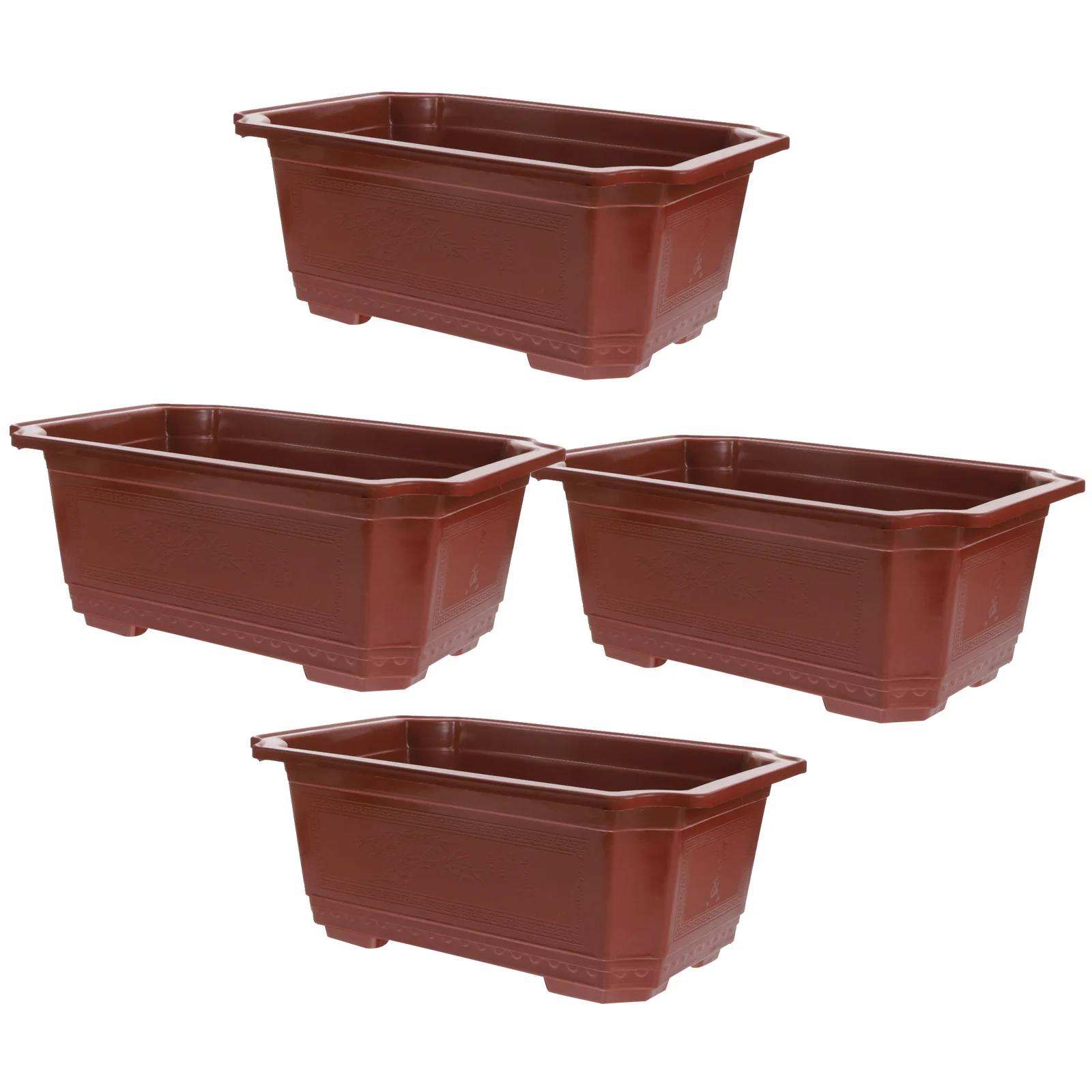 4 Pcs Rectangular Planter Pots 300 High for Succulents Cactus Large Flower Pots Plant Boxes Balcony Garden Vase
4 Pcs Rectangular Planter Pots 300 High for Succulents Cactus Large Flower Pots Plant Boxes Balcony Garden Vase