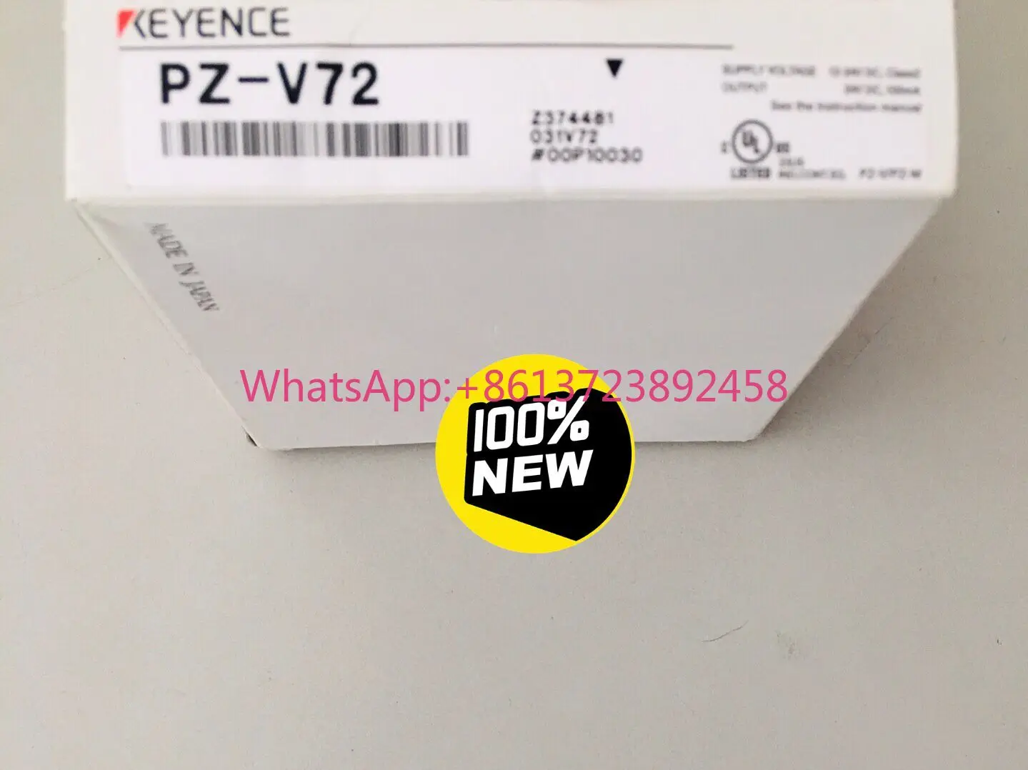 KEYENCE photoelectric sensor PZ-V72
KEYENCE photoelectric sensor PZ-V72