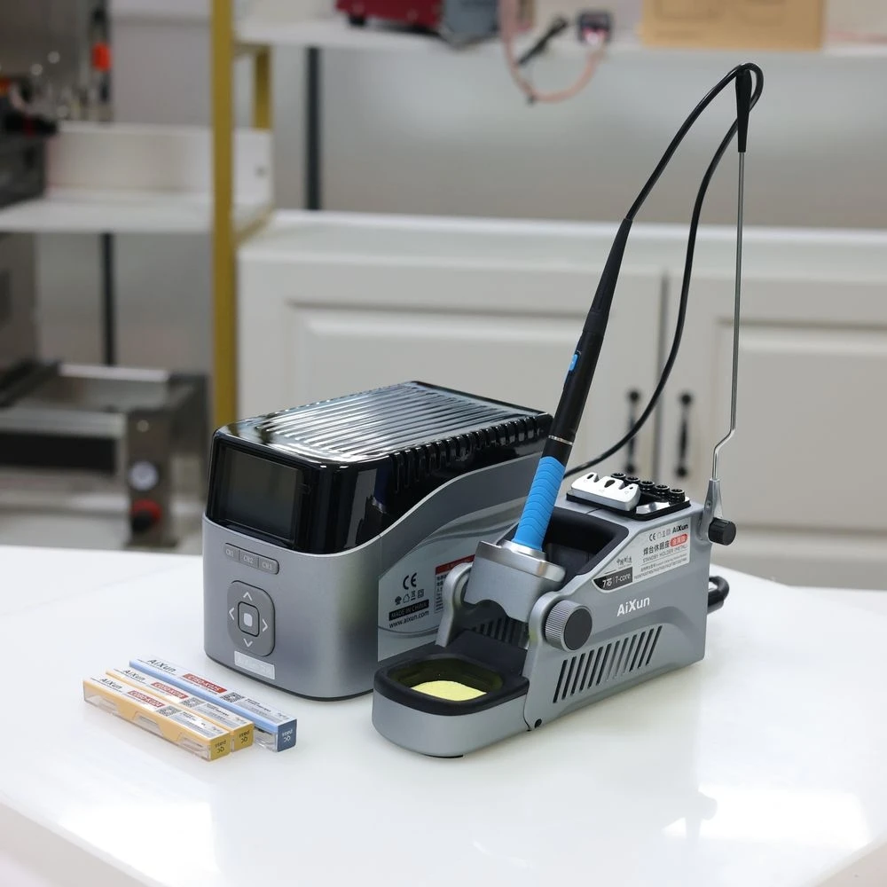 Fast Heating Aixun T400 Soldering Station 320W - T225 4-in-1 Iron, Sleep Mode, Expert Tool
Fast Heating Aixun T400 Soldering Station 320W - T225 4-in-1 Iron, Sleep Mode, Expert Tool