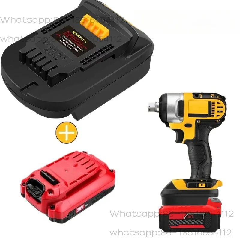 Battery Converter Adapter MAN20DL for 20V MAX XR Cordless Tool Compatible for V20 New 20V Lithium Batteries
Battery Converter Adapter MAN20DL for 20V MAX XR Cordless Tool Compatible for V20 New 20V Lithium Batteries