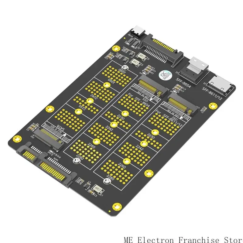 T5EA M.2 NVME DISKS SOID для SFF-8611 SFF-8654 Адаптер для быстрого передачи данных на ПК и серверах
T5EA M.2 NVME DISKS SOID для SFF-8611 SFF-8654 Адаптер для быстрого передачи данных на ПК и серверах
