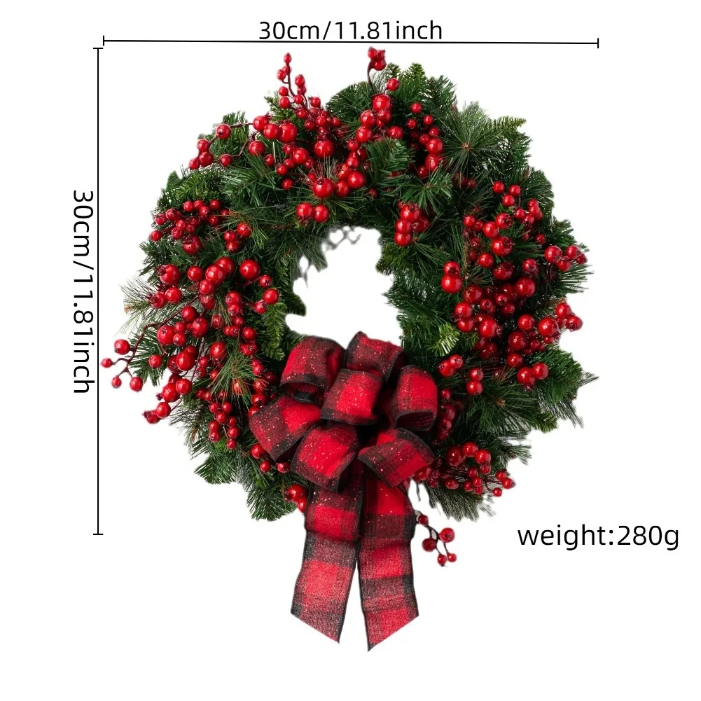Искусственный праздничный венок Рождественский венок Рождественский праздник Размер 30 см Внутренний уличный декор Легкая конструкция
Искусственный праздничный венок Рождественский венок Рождественский праздник Размер 30 см Внутренний уличный декор Легкая конструкция