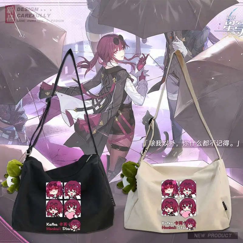 Anime Game Honkai: Star Rail Cosplay Kafka Merch Student Crossbody Bag Canvas Bag Messenger Bag Unisex Fashion Shoulder Bag Gift
Anime Game Honkai: Star Rail Cosplay Kafka Merch Student Crossbody Bag Canvas Bag Messenger Bag Unisex Fashion Shoulder Bag Gift
