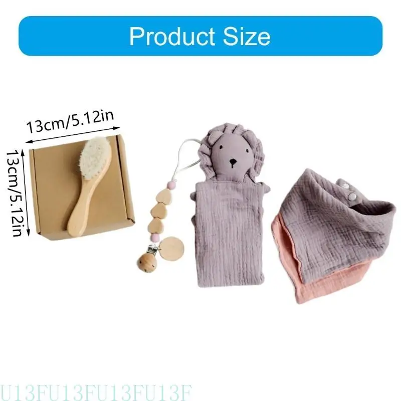 U13F 4Pcs/set Baby Essential Gift Box Cartoon Burp Cloth Pacifier Clip Chain Belt
U13F 4Pcs/set Baby Essential Gift Box Cartoon Burp Cloth Pacifier Clip Chain Belt